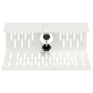 Tray na kabely pod stolem 2 ks Bílá 35 x 12 x 13 cm Ocel - obrázek 5