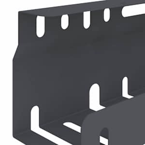 Tray na kabely pod stolem 2 ks Antracitová 43 x 9 x 11 cm Ocel - obrázek 8