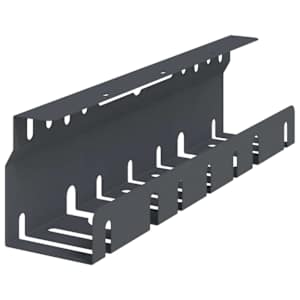 Tray na kabely pod stolem 2 ks Antracitová 43 x 9 x 11 cm Ocel - obrázek 4
