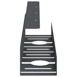 Tray na kabely pod stolem 2 ks Antracitová 43 x 9 x 11 cm Ocel - obrázek 6