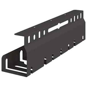 Tray na kabely pod stolem 2 ks Černá 43 x 9 x 11 cm Ocel - obrázek 7