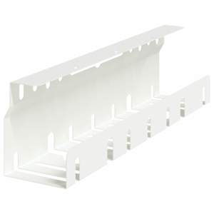 Tray na kabely pod stolem 2 ks Bílá 43 x 9 x 11 cm Ocel - obrázek 4