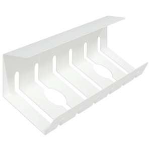 Tray na kabely pod stolem 2 ks Bílá 44 x 11,5 x 13,5 cm Ocel - obrázek 4