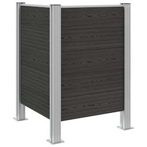 vidaXL Pr&uuml;gikasti tregi Hall 85 x 85 x 115 cm Alumiinium ja WPC