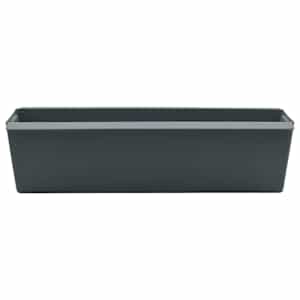 Květinové bedny pro euro palety 24 pcs Šedá 36 x 13,5 x 9,5 cm - obrázek 4