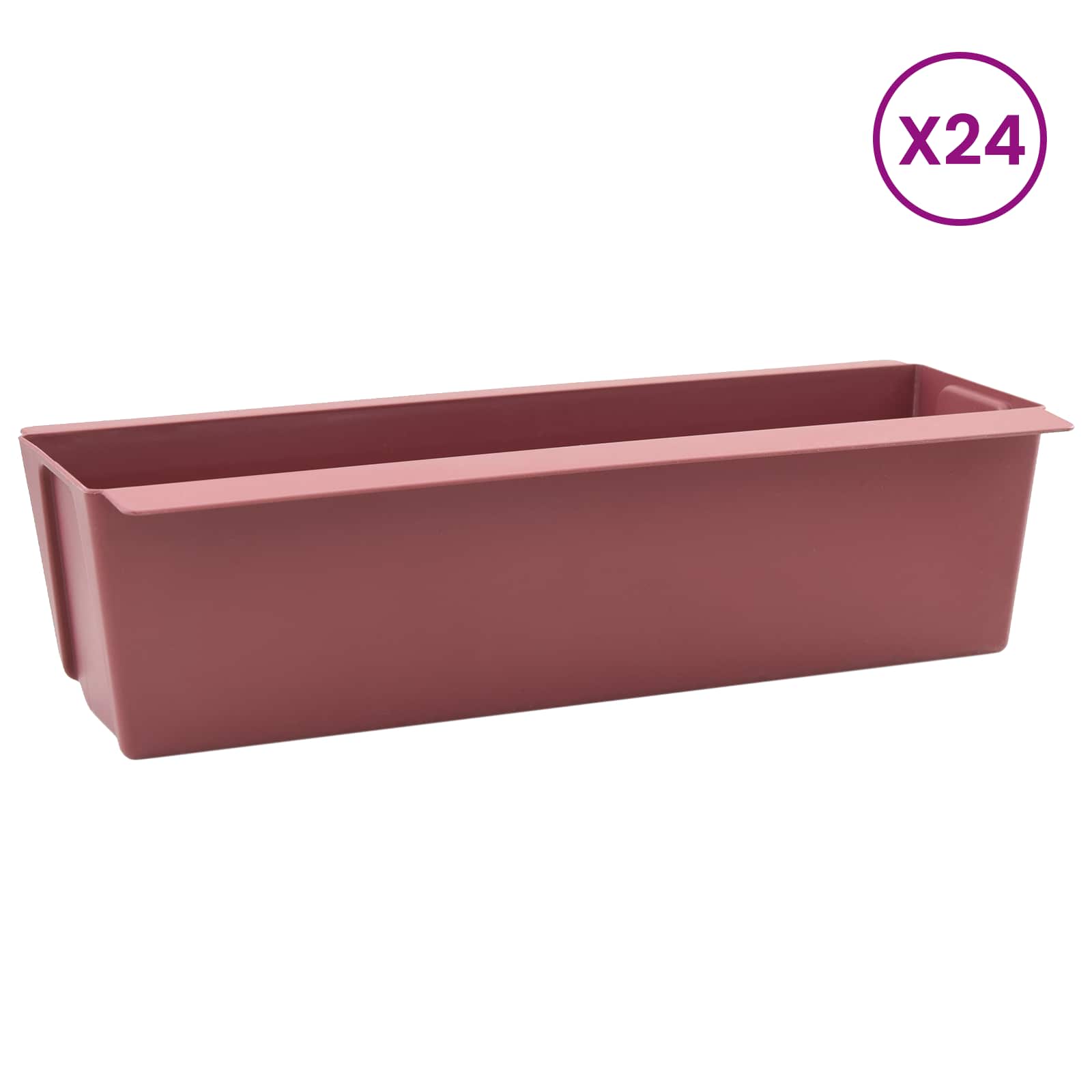 Bloembakken voor Euro-pallets 24 pcs Bruin 36 x 13,5 x 9,5 cm image 3