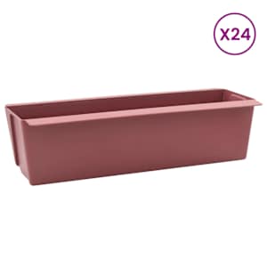Květinové bedny pro euro palety 24 pcs Hnědá 36 x 13,5 x 9,5 cm - obrázek 3
