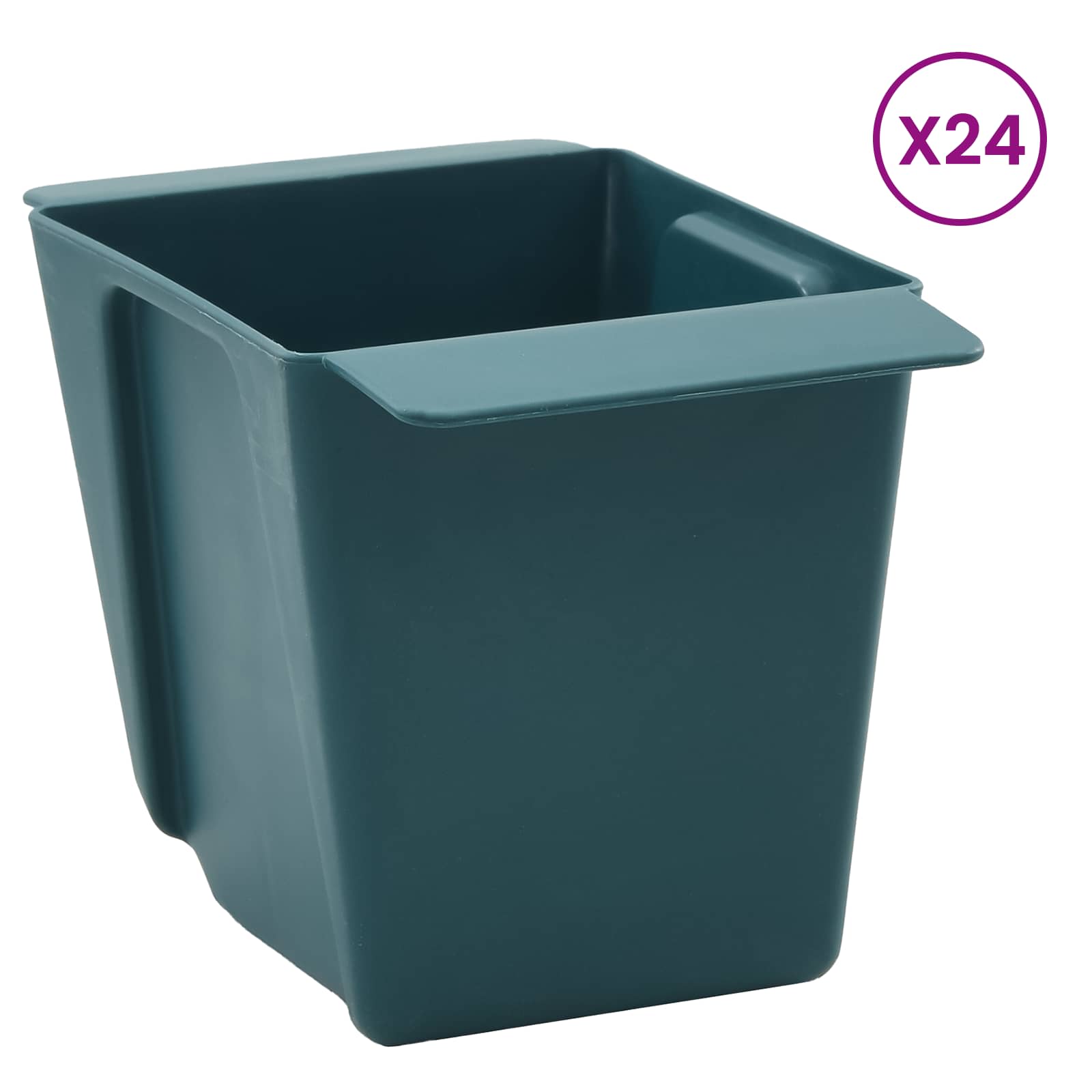 Bloembakken voor Euro-pallets 24 pcs Groen 13,5 x 9 x 9,5 cm image 3