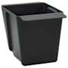 vidaXL Euro pallide lillekastid 24 tk Must 13,5 x 9 x 9,5 cm