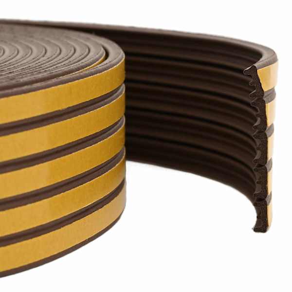 vidaXL Iseliimuv aknatihedus Pruun 9 x 4 mm 50 m EPDM vaht