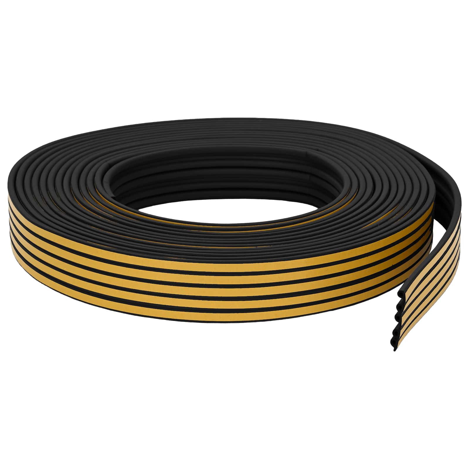 Zelfklevende raamafdichting Zwart 9 x 6 mm 25 m EPDM-schuim image 2