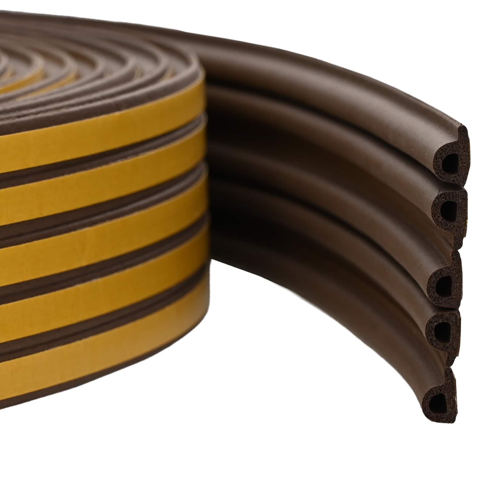 Zelfklevende raamafdichting Bruin 9 x 6 mm 50 m EPDM-schuim image 1