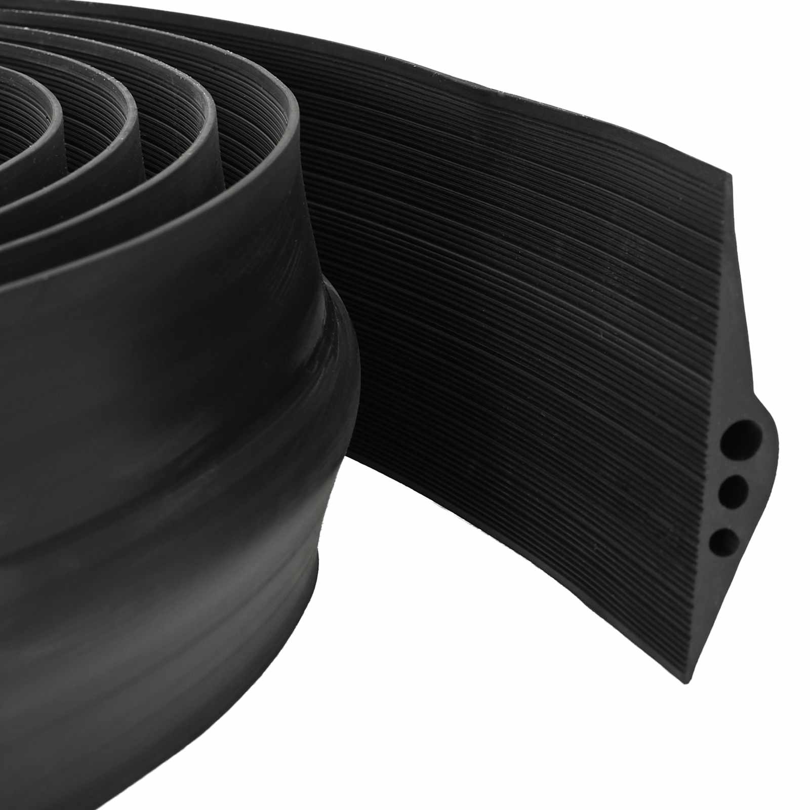 Уплътнение за Гаражна Под Черно 112 x 20 мм 5,5 м EPDM гума