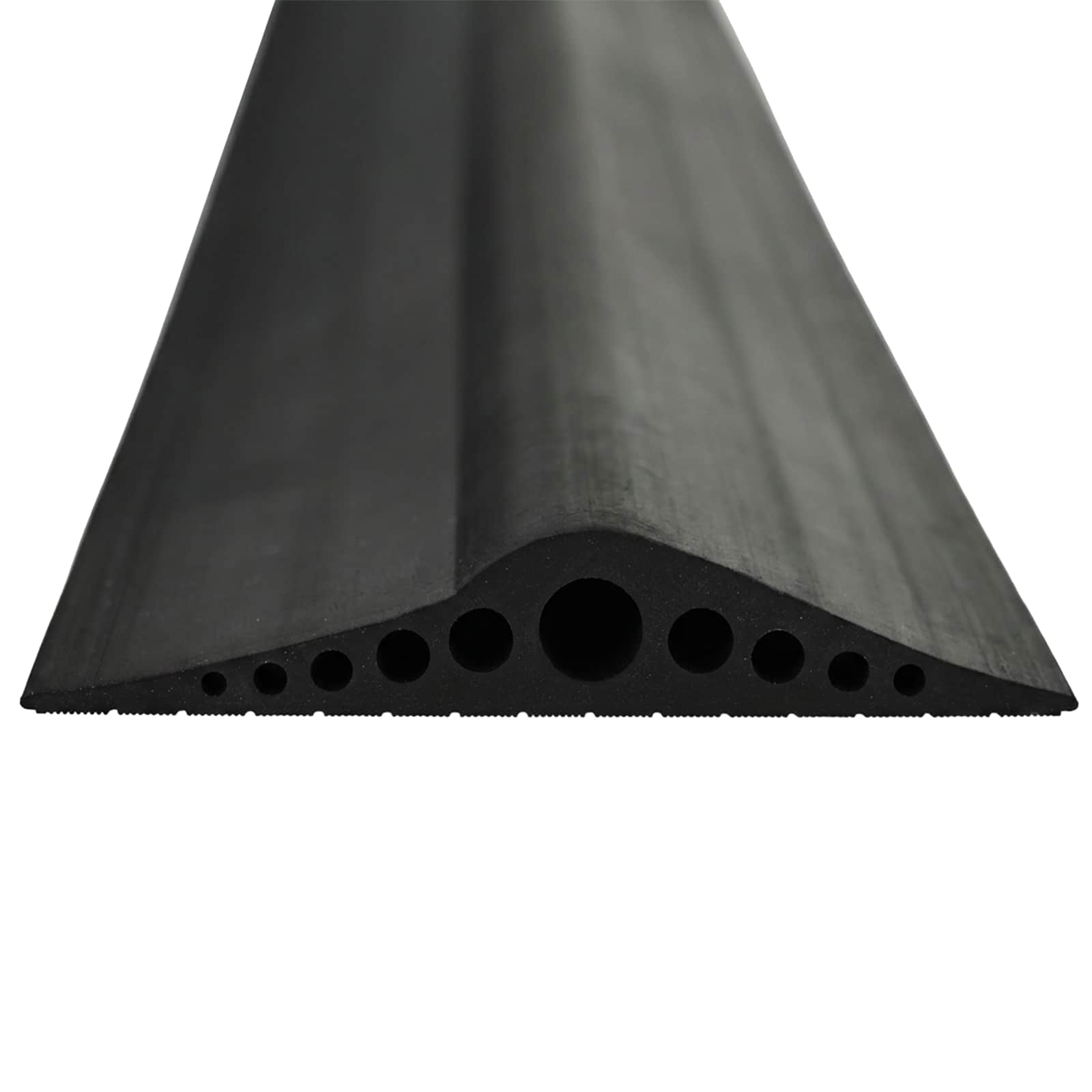 vidaXL Tesnilo za Garažno Tla Črna 155 x 28 mm 10 m EPDM guma - slika 3