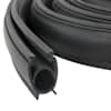 vidaXL Garaaži Ukse Tihend Must 41 x 33 mm 5,5 m PVC