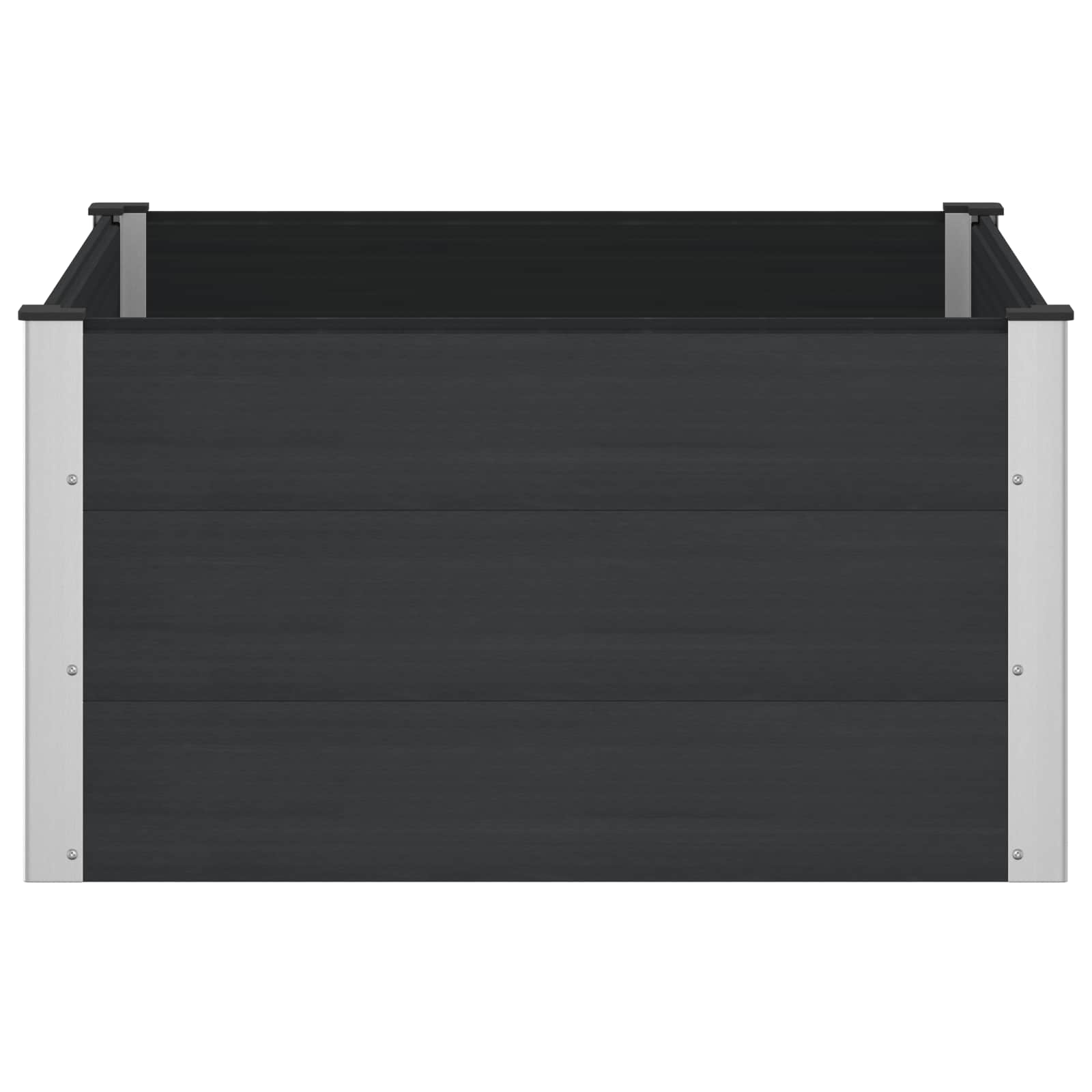 Verhoogde plantenbak Zwart 100 x 100 x 54 cm image 3
