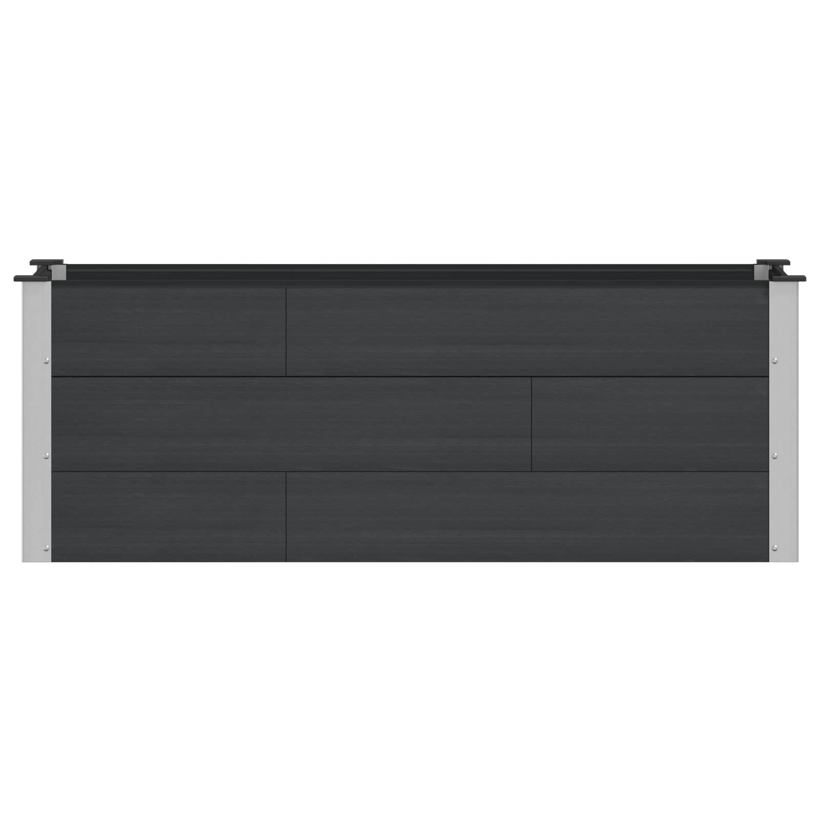 Verhoogde plantenbak Zwart 150 x 50 x 54 cm image 2