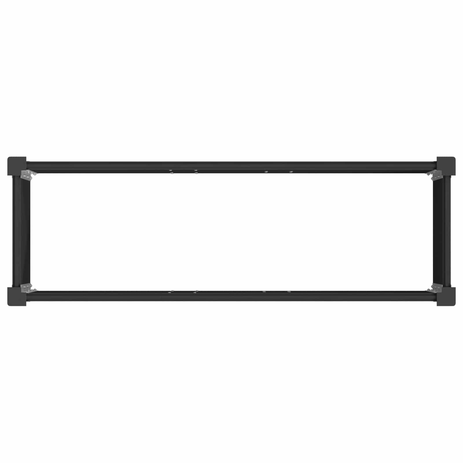 Verhoogde plantenbak Zwart 150 x 50 x 54 cm image 4