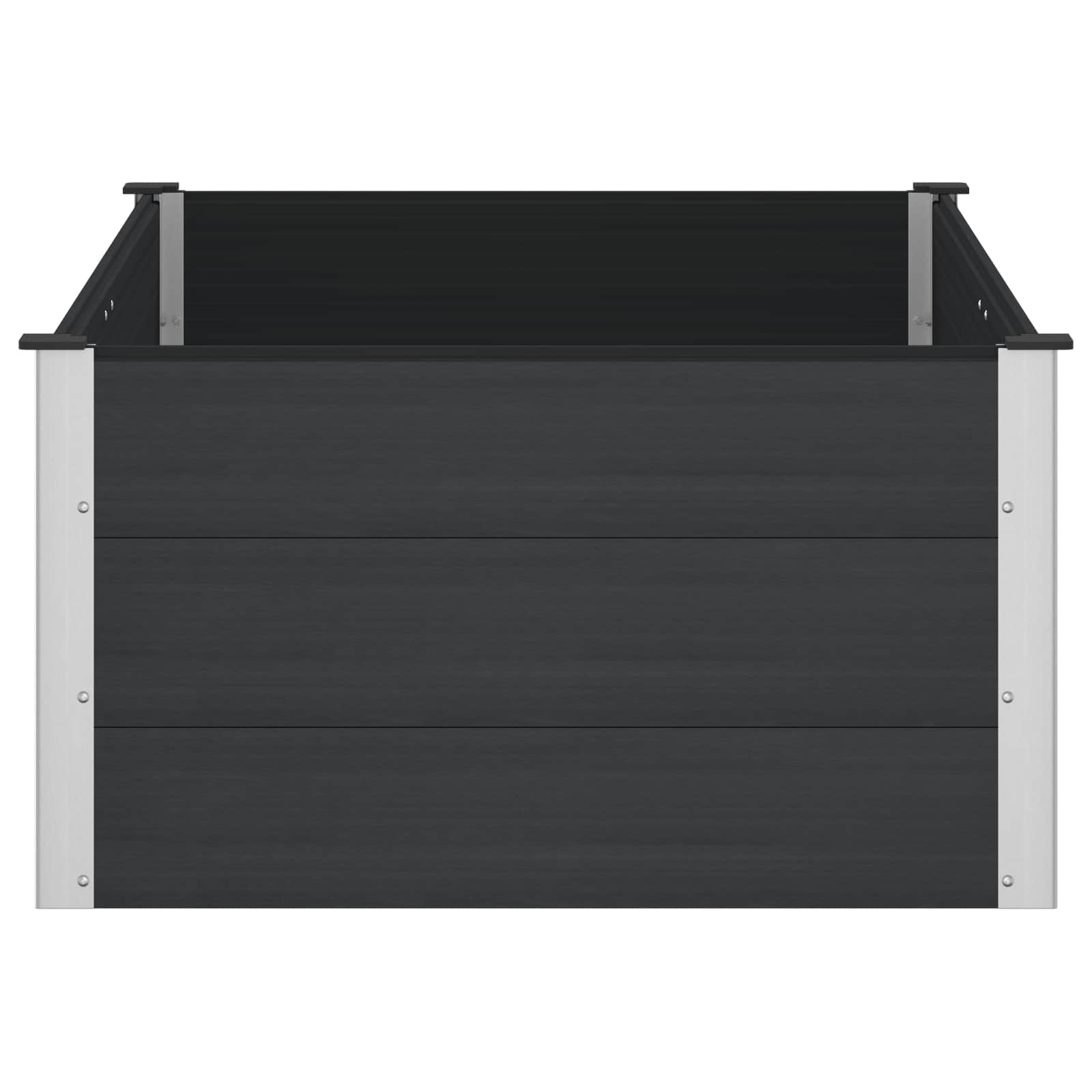 Verhoogde plantenbak Zwart 150 x 100 x 54 cm image 3