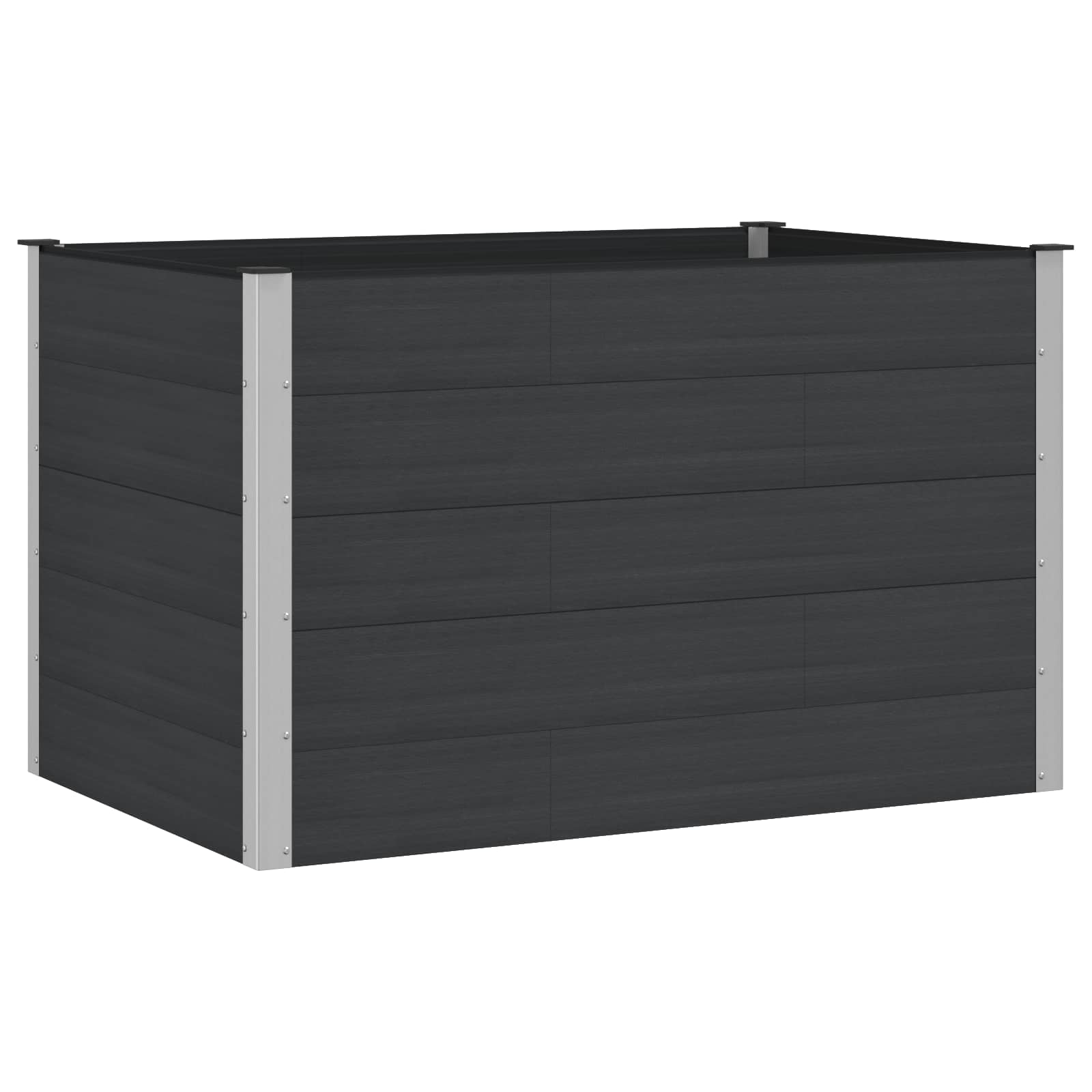 Verhoogde plantenbak Zwart 150 x 100 x 91 cm image 1