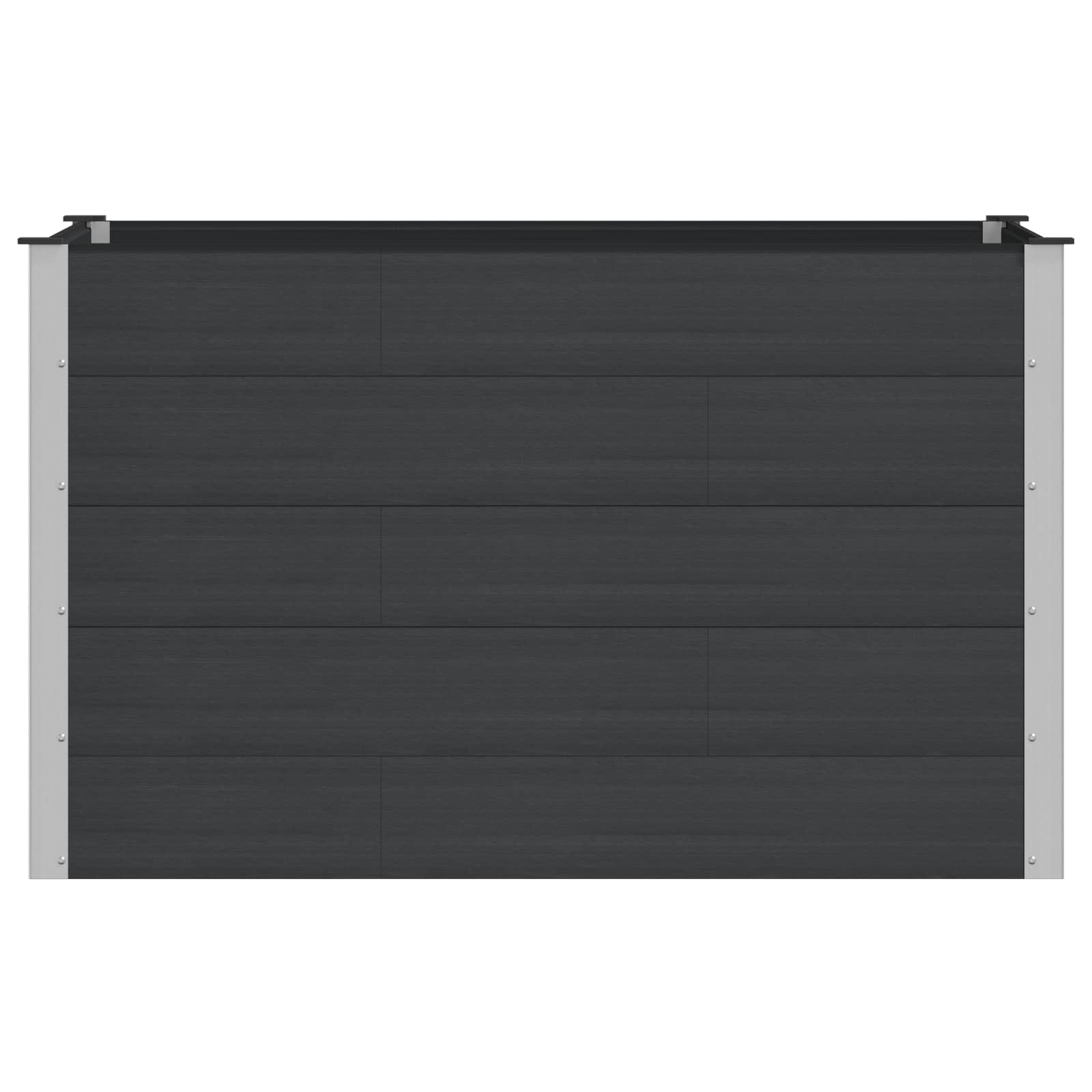 Verhoogde plantenbak Zwart 150 x 100 x 91 cm image 2