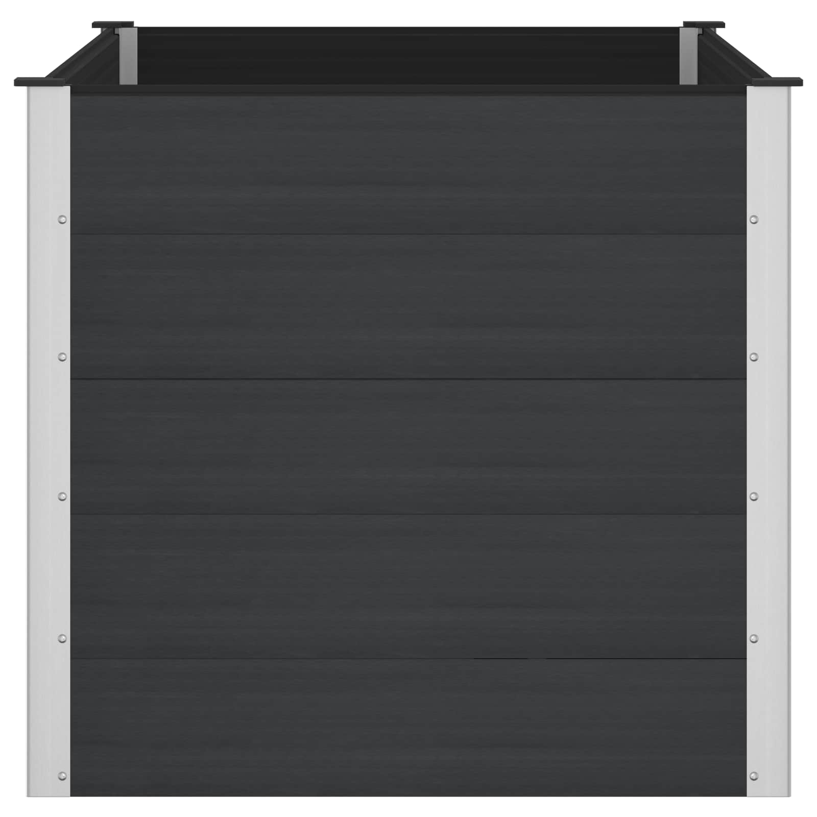 Verhoogde plantenbak Zwart 150 x 100 x 91 cm image 3