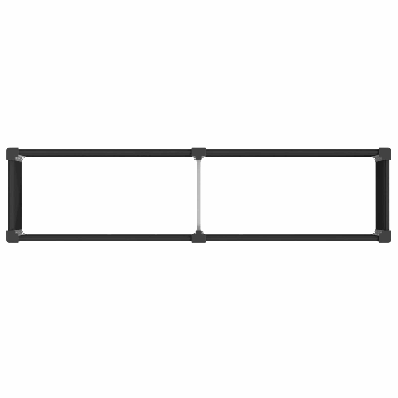 Verhoogde plantenbak Zwart 200 x 50 x 91 cm image 4