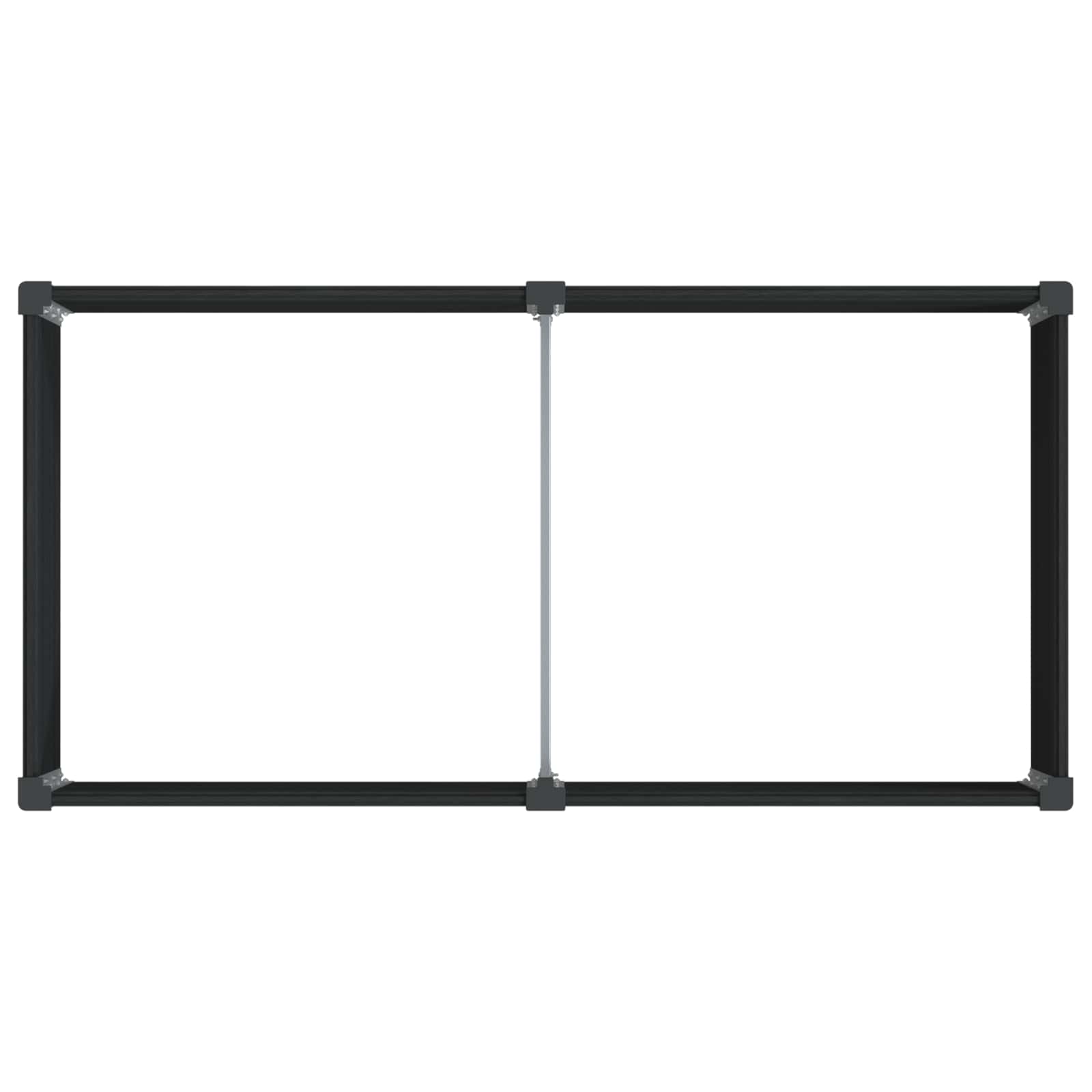 Verhoogde plantenbak Zwart 200 x 100 x 54 cm image 5