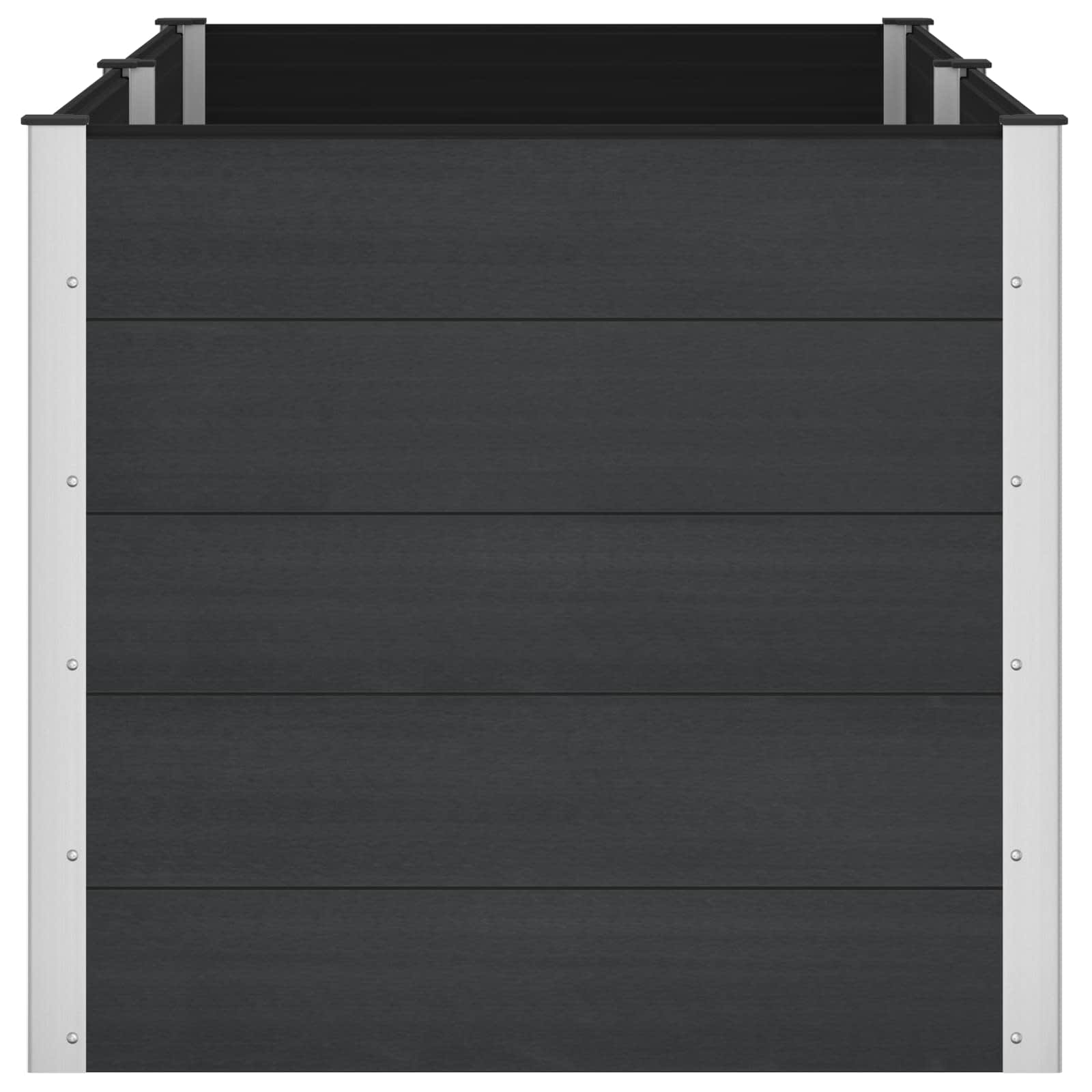 Verhoogde plantenbak Zwart 200 x 100 x 91 cm image 3