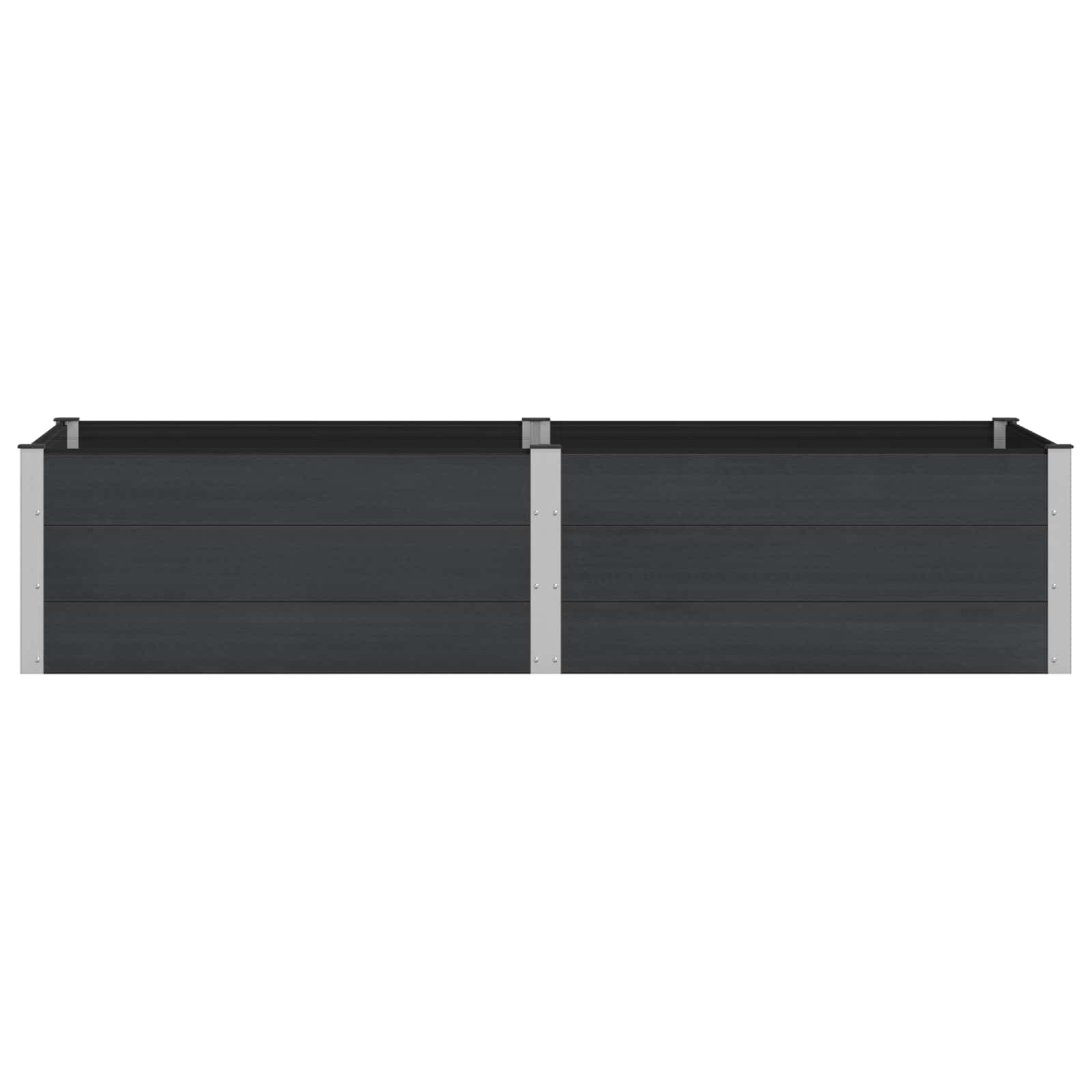 Verhoogde plantenbak Zwart 250 x 100 x 54 cm image 2