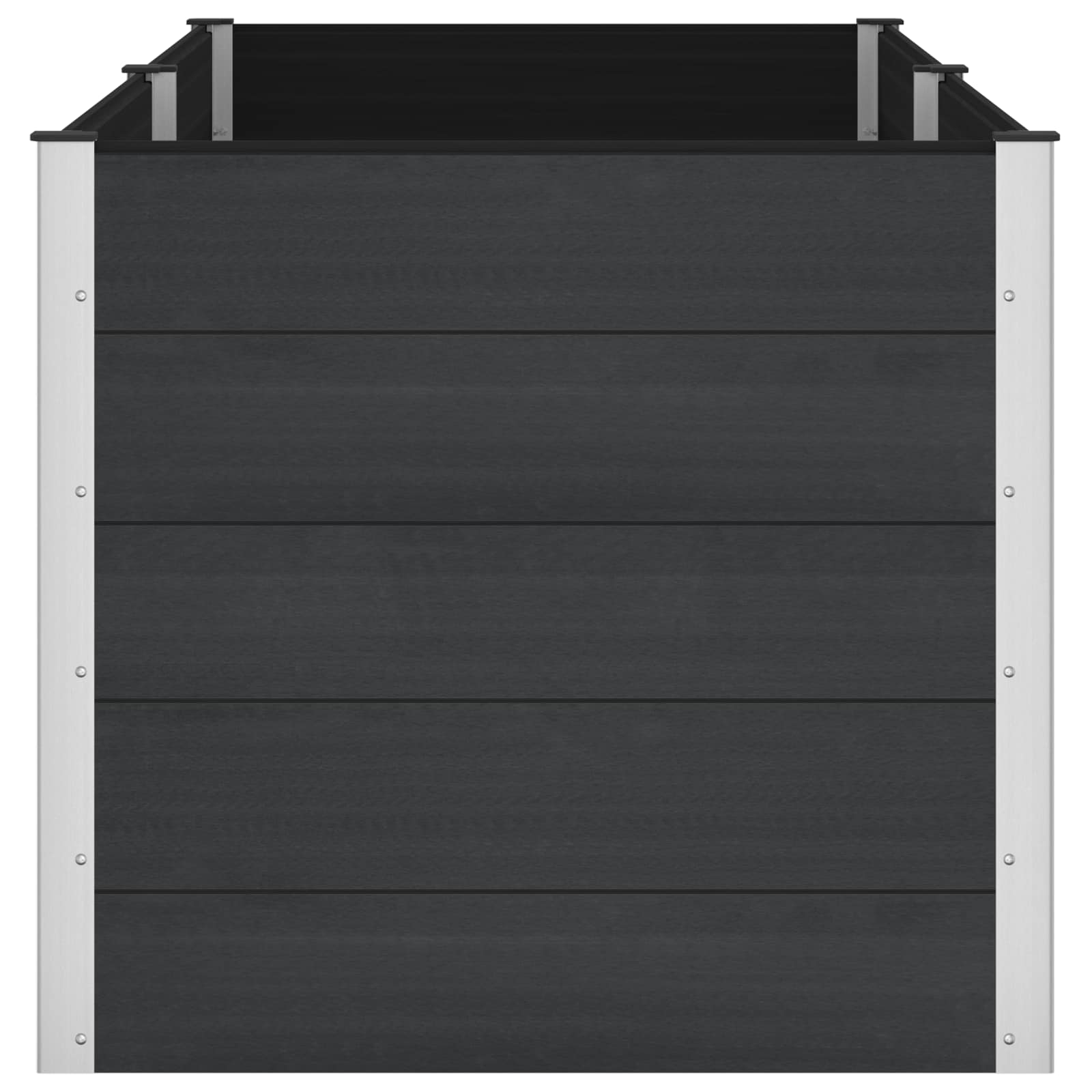 Verhoogde plantenbak Zwart 250 x 100 x 91 cm image 3