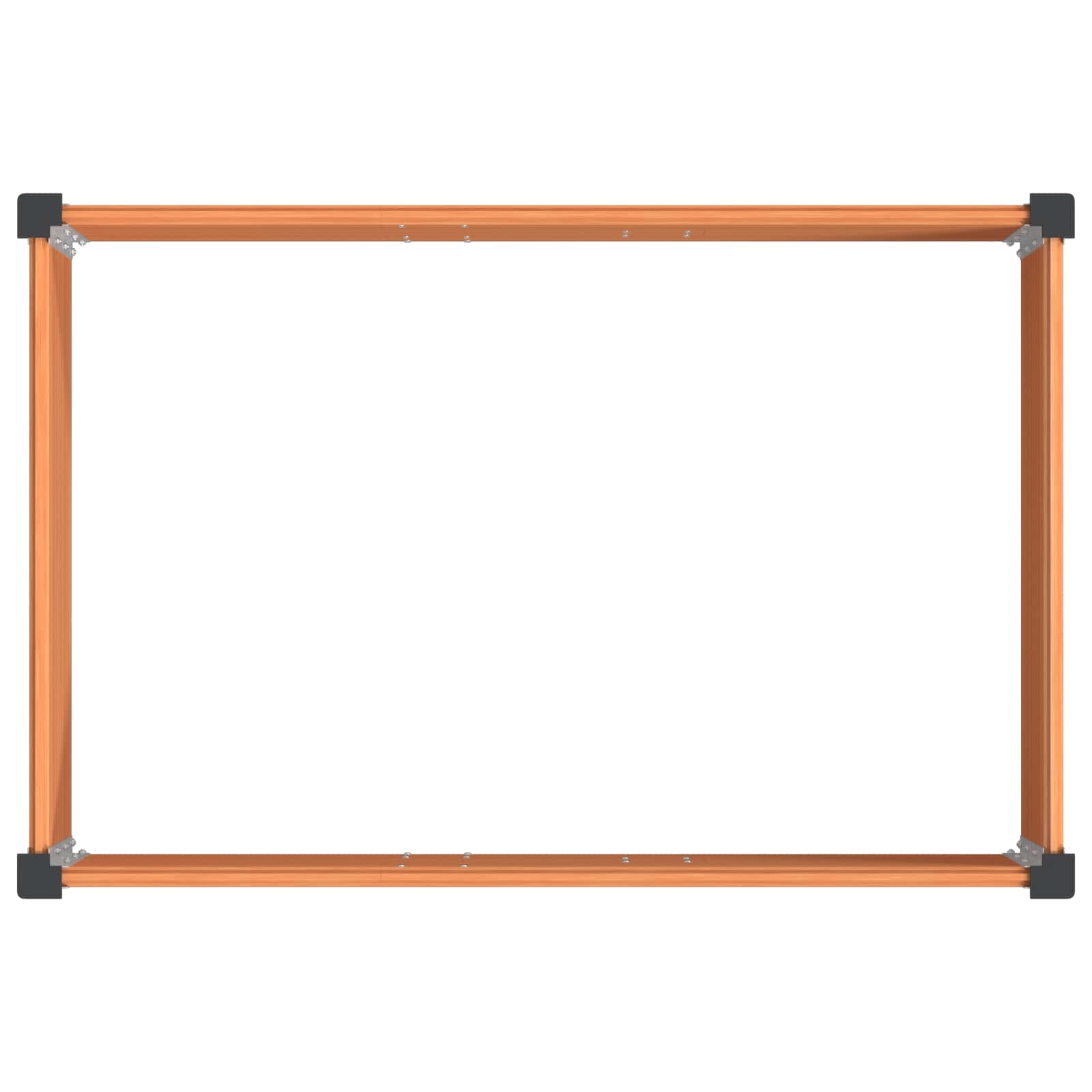 Verhoogde plantenbak Bruin 150 x 100 x 54 cm image 4