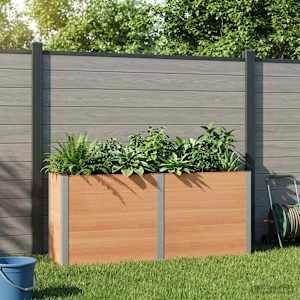 Vrtna visoka greda Rjava 200 x 50 x 91 cm