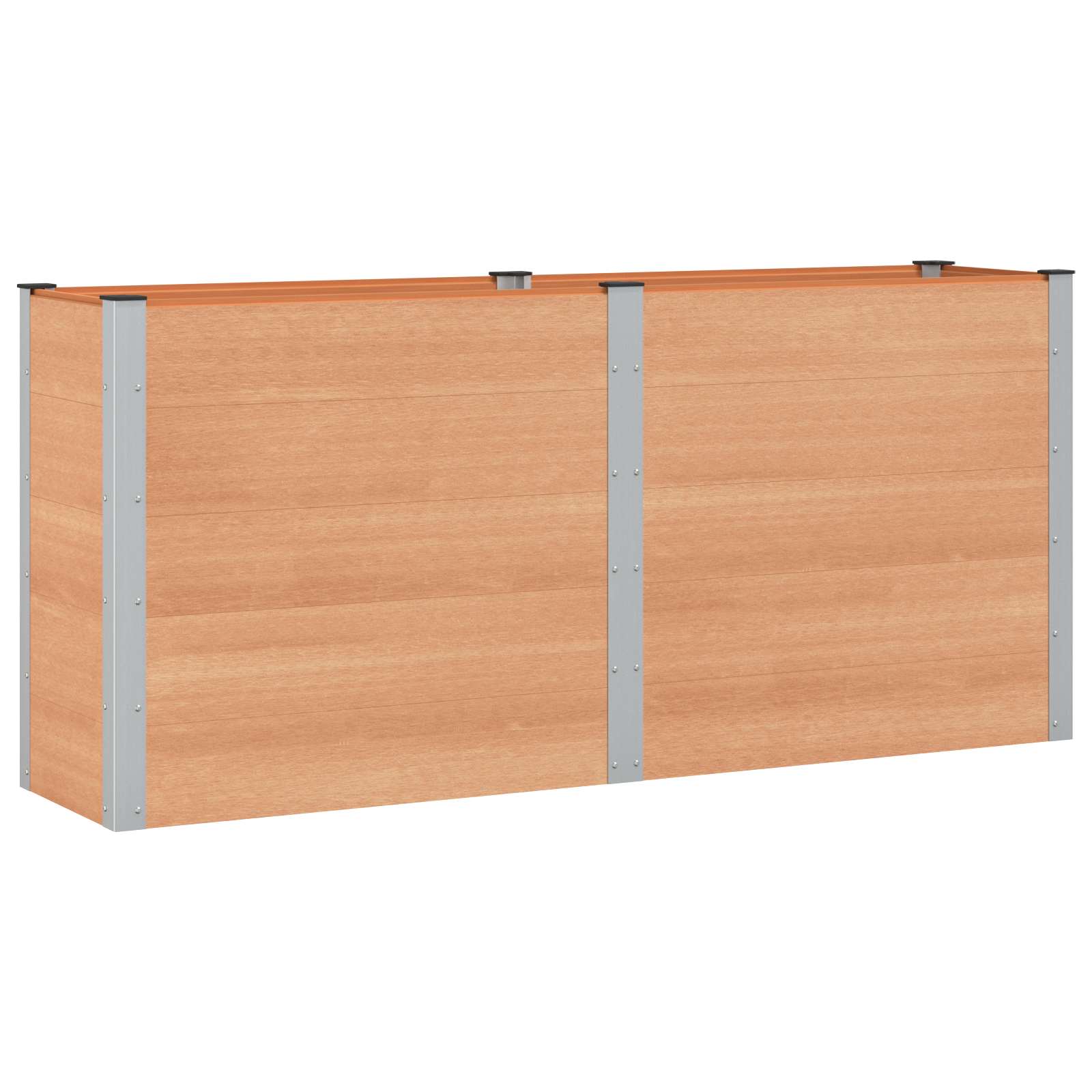 Verhoogde plantenbak Bruin 200 x 50 x 91 cm image 1