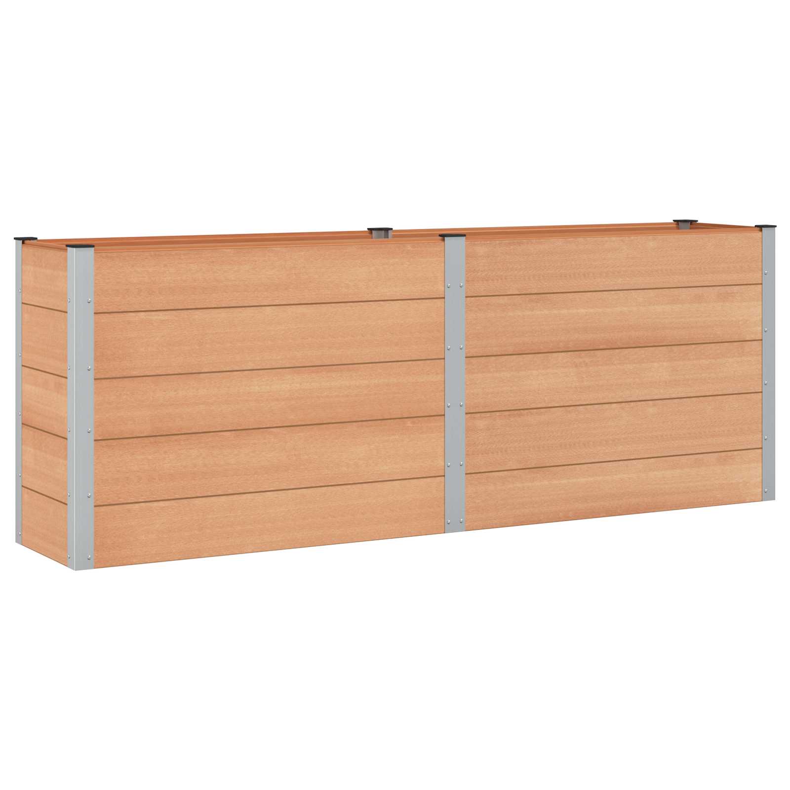 Verhoogde plantenbak Bruin 250 x 50 x 91 cm image 1