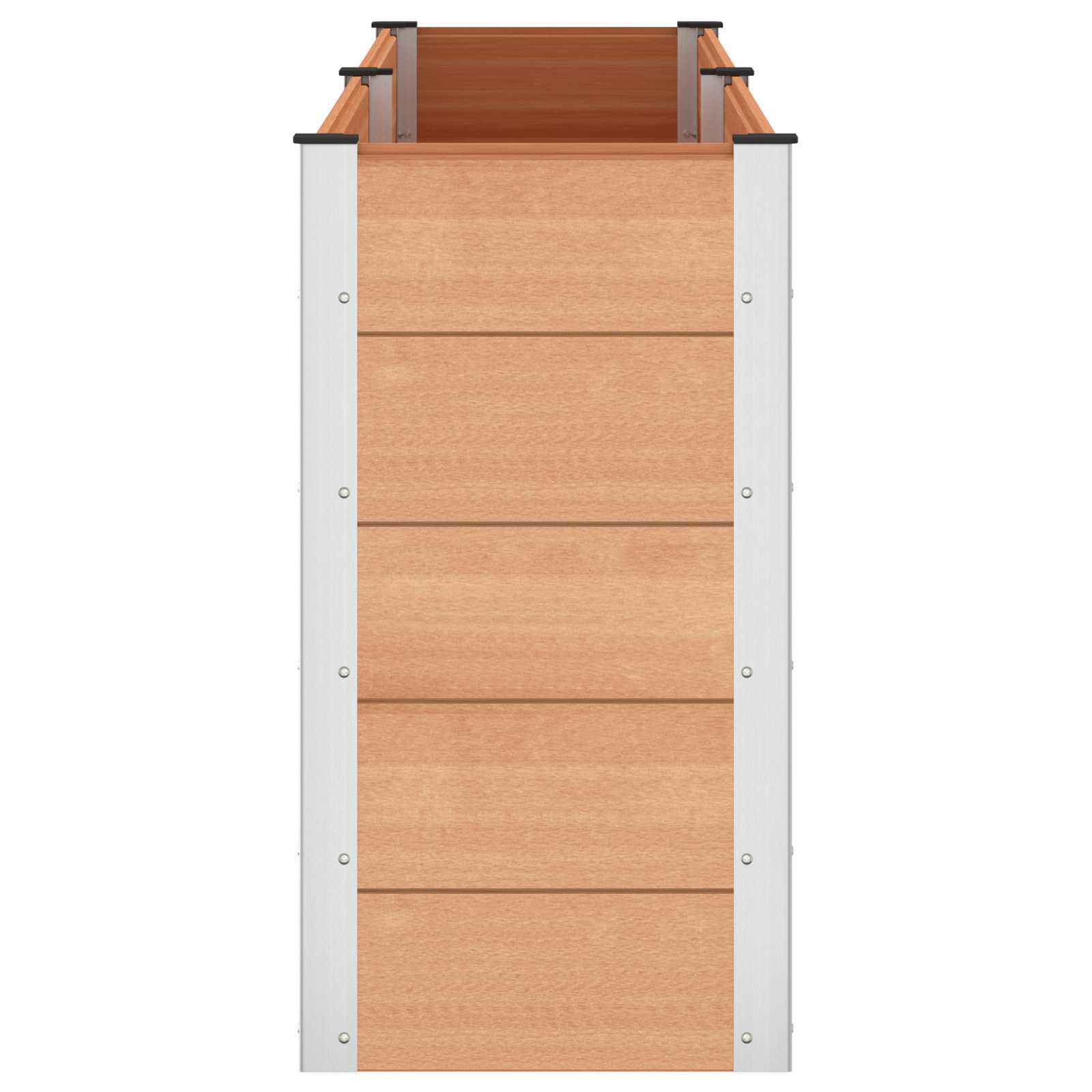 Verhoogde plantenbak Bruin 250 x 50 x 91 cm image 3