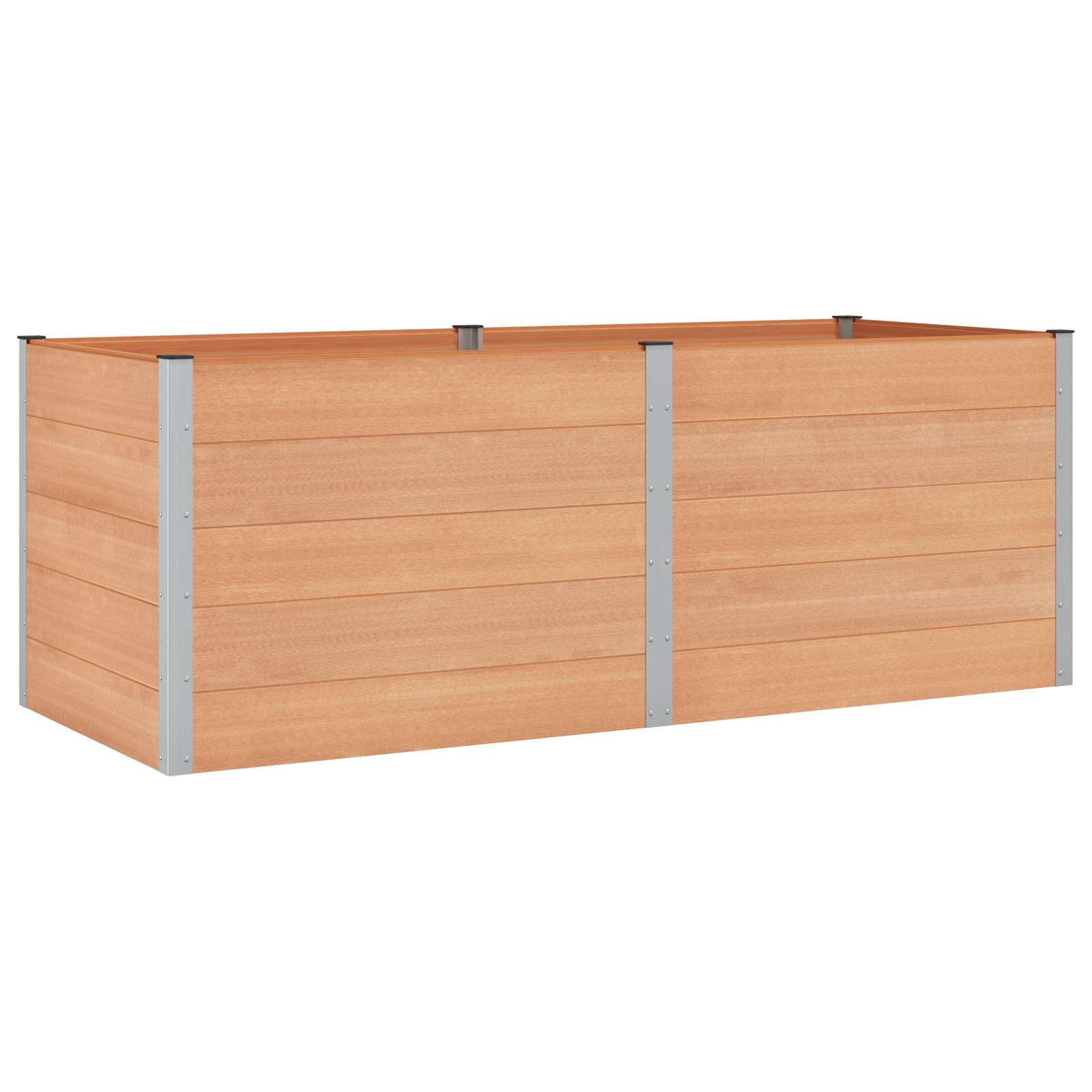 Verhoogde plantenbak Bruin 250 x 100 x 91 cm image 1