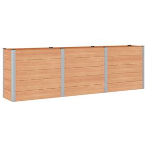 vidaXL K&otilde;rgendatud aia taimelava Pruun 300 x 50 x 91 cm