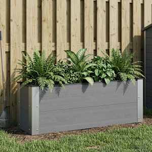 Vrtna visoka greda Siva 100 x 30 36 cm
