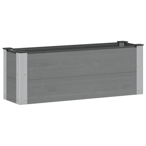 vidaXL K&otilde;rgendatud aia taimelava Hall 100 x 30 x 36 cm
