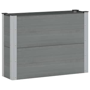 vidaXL K&otilde;rgendatud aia taimelava Hall 100 x 30 x 72 cm