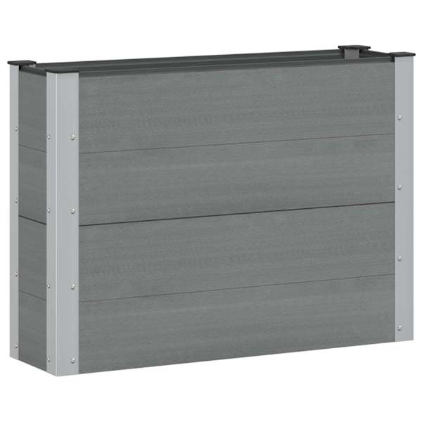 vidaXL K&otilde;rgendatud aia taimelava Hall 100 x 30 x 72 cm