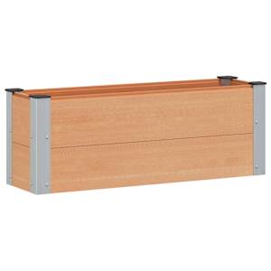 vidaXL K&otilde;rgendatud aia taimelava Pruun 100 x 30 x 36 cm