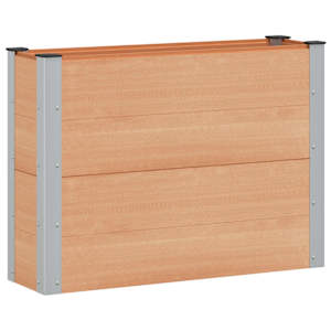 vidaXL K&otilde;rgendatud aia taimelava Pruun 100 x 30 x 72 cm