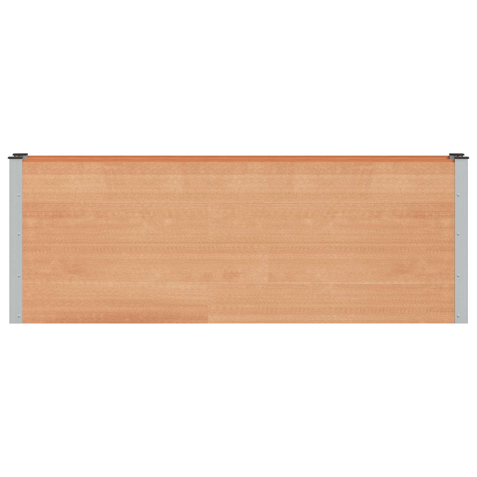 Verhoogde plantenbak Bruin 200 x 30 x 72 cm WPC en Aluminium image 2