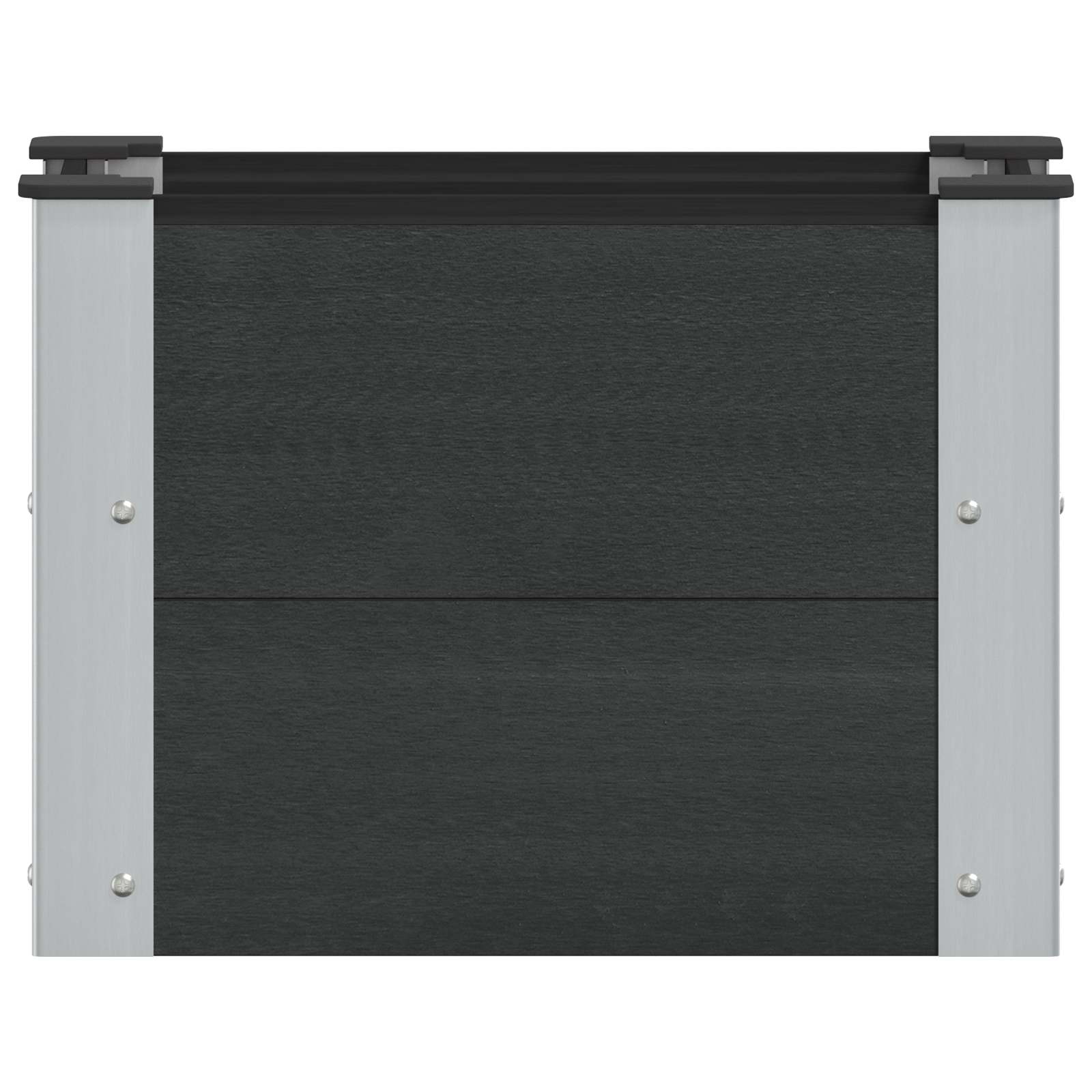 Verhoogde plantenbak Zwart 50 x 30 x 36 cm image 2