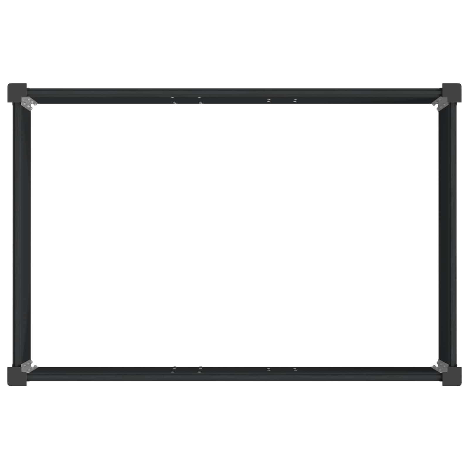 Verhoogde plantenbak Zwart 50 x 30 x 36 cm image 4