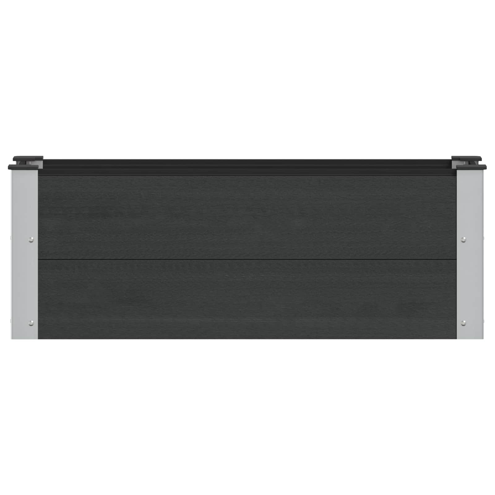 Verhoogde plantenbak Zwart 100 x 30 x 36 cm image 2