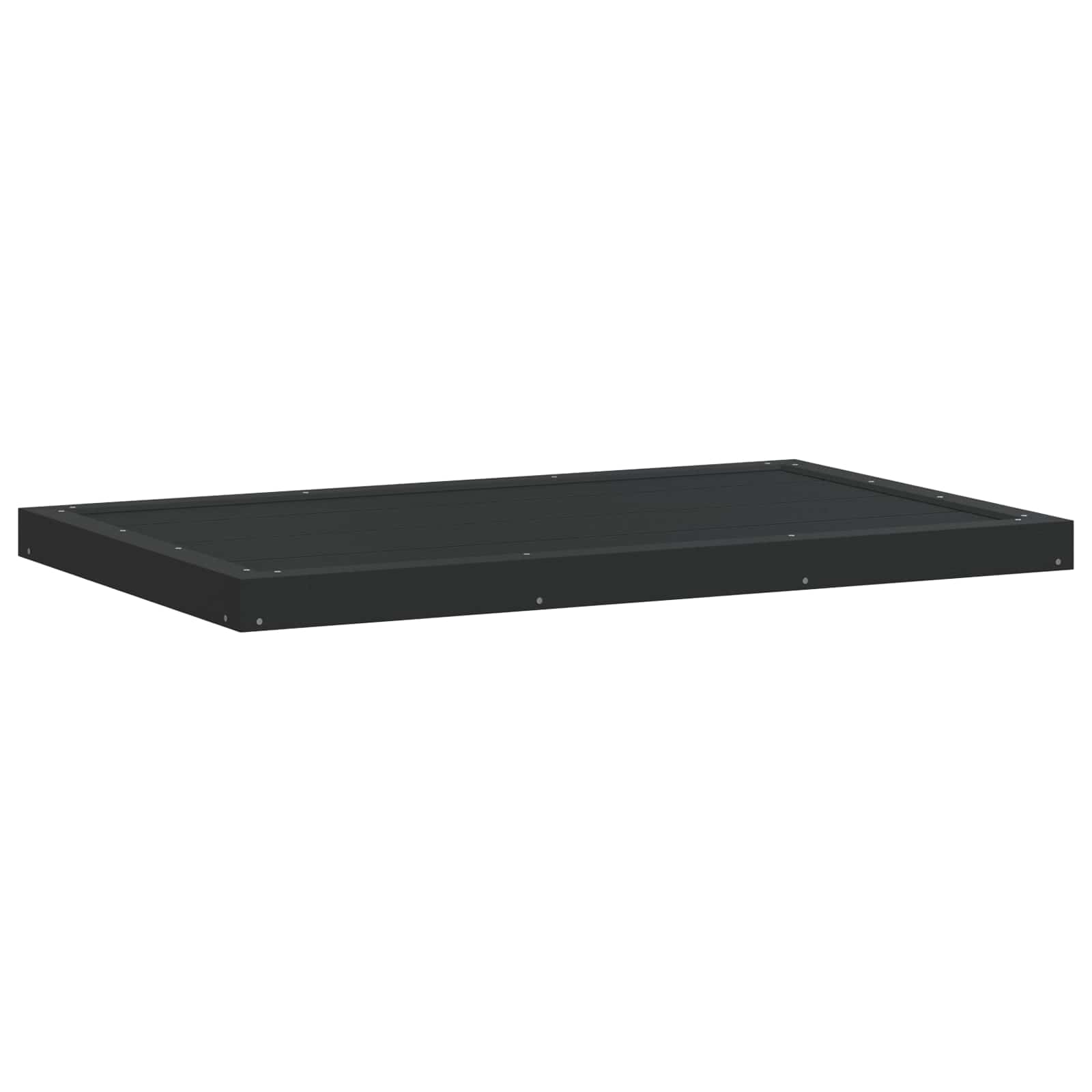vidaXL Placă de bază pentru duș Negru 101 x 63 x 5,5 cm WPC