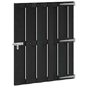 vidaXL Aia aed 100 x 112 cm WPC ja Alumiinium Must